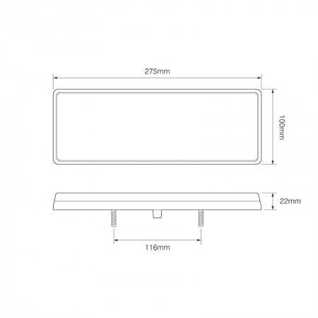 Rear Stop/Tail/Indicator/Reverse Lamp - 12V